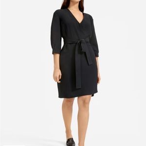 NWT Everlane Japanese Weave Wrap Dress
